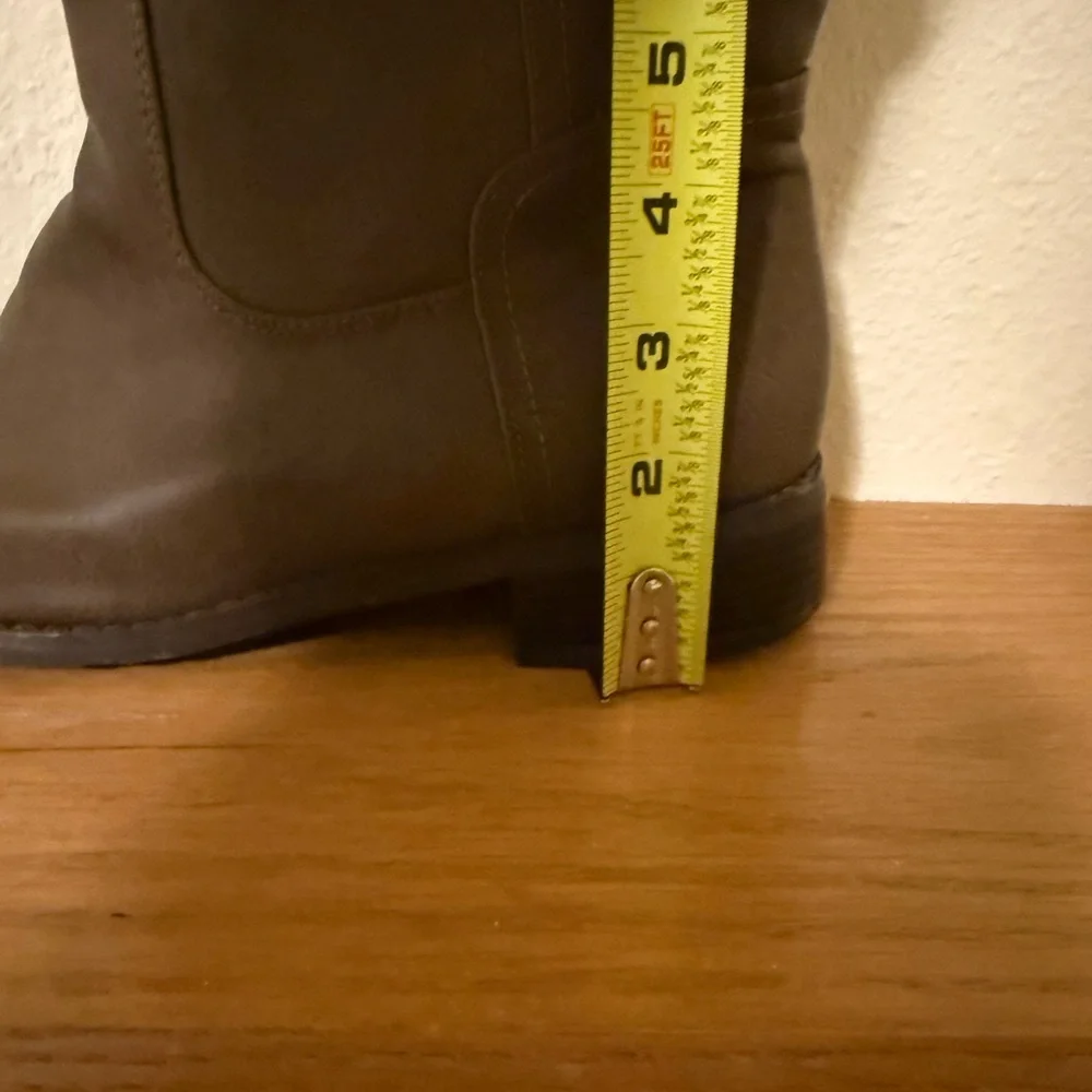 Elegant Brown Over the Knee Boots